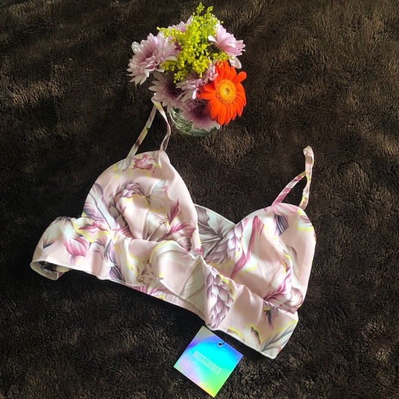HP! Tropical print crop top bralette - Picture 5 of 7
